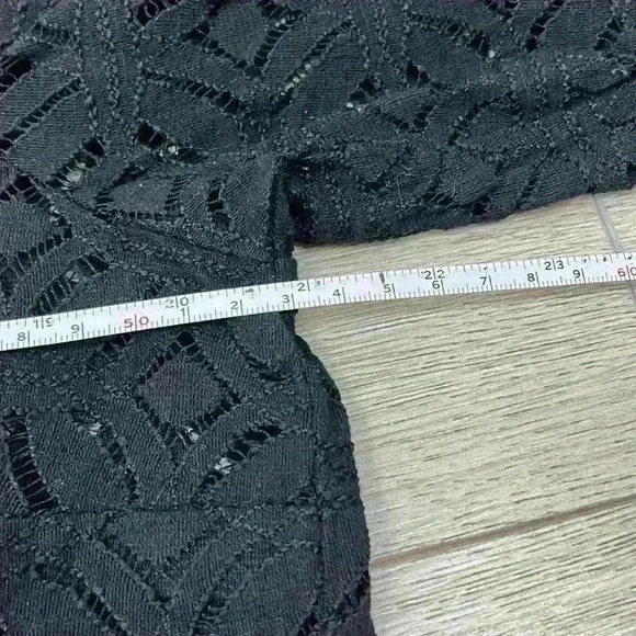 H&M Black See-Through Blouse Size Large - Picture 5 of 7